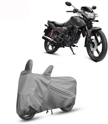 DeepShakshi AUTOMOTIVE Waterproof Two Wheeler Cover for Honda(CB Shine SP, Grey)
