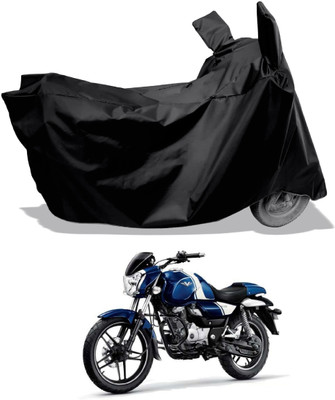 Amexride Two Wheeler Cover for Bajaj(v15, Black)