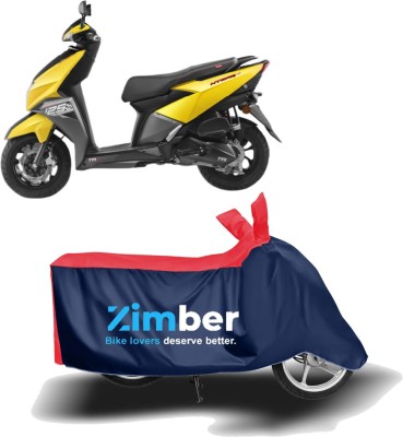 ZIMBER Two Wheeler Cover for TVS(NTORQ, Red, Blue)