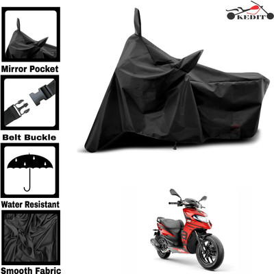 KEDIT Two Wheeler Cover for Aprilia(SR 125, Black)