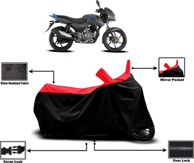 Amexride Two Wheeler Cover for Bajaj(Pulsar 125 Neon, Red)