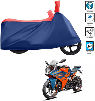 CODOKI Waterproof Two Wheeler Cover for KTM(RC 390 BS6, Red)