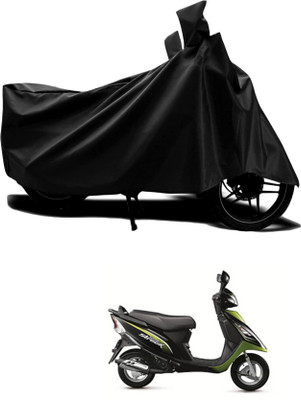 KEDIT Two Wheeler Cover for TVS(Streek, Black)