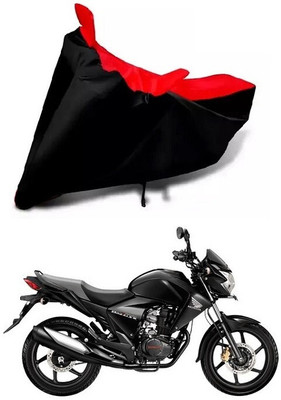 DeepShakshi AUTOMOTIVE Waterproof Two Wheeler Cover for Honda(CB Trigger, Black, Red)