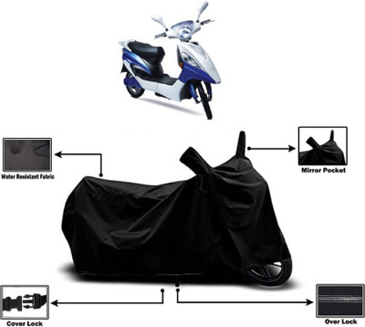 KEDIT Two Wheeler Cover for Hero(Electric Maxi, Black)
