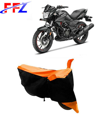 FFZ Waterproof Two Wheeler Cover for Hero(Hunk, Black, Orange)