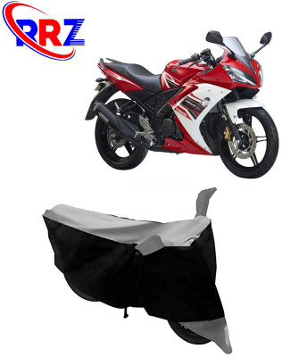 RRZ Waterproof Two Wheeler Cover for Yamaha(YZF R15 S, Black, Grey)