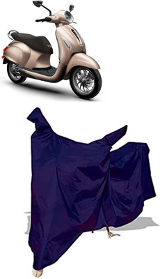 Amexride Two Wheeler Cover for Bajaj(New Chetak, Blue)