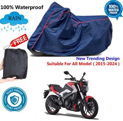 AUTOCAD Waterproof Two Wheeler Cover for Bajaj(Dominar 250, Blue, Red)