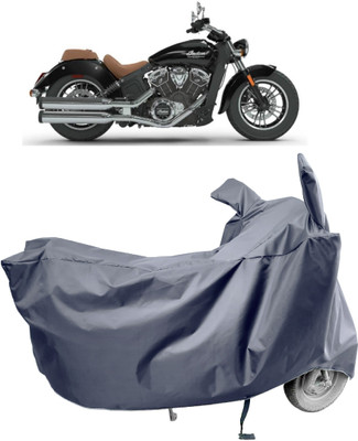 Amexride Two Wheeler Cover for Indian(Scout, Grey)