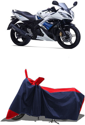 SUGASHRI Waterproof Two Wheeler Cover for Yamaha(YZF R15 S, Red, Blue)