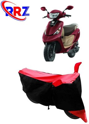 AutoGalaxy Waterproof Two Wheeler Cover for TVS(Zest, Black, Red)