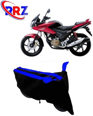 RRZ Waterproof Two Wheeler Cover for Honda(Stunner CBF, Black, Blue)