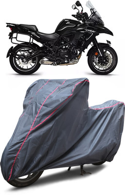 GGK RANTAL Waterproof Two Wheeler Cover for Benelli(TRK 502, Grey)