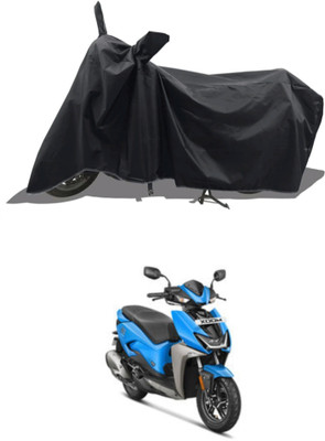 RAQTRO Two Wheeler Cover for Hero(Scooty, Black)