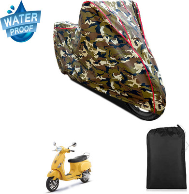 GOSHIV-car and bike accessories Waterproof Two Wheeler Cover for Vespa(VXL 150 BS6, Yellow)