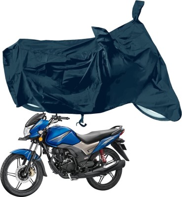 RiderShine Two Wheeler Cover for Honda(CB Shine, Black)