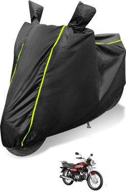 Auto Hub Waterproof Two Wheeler Cover for Hero(HF Dawn, Black)