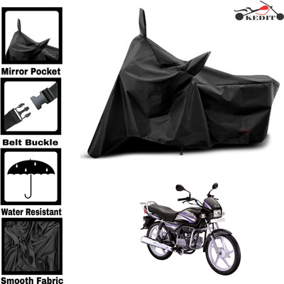 KEDIT Two Wheeler Cover for Hero(Splendor Pro, Black)