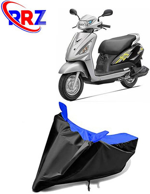RRZ Waterproof Two Wheeler Cover for Suzuki(Swish, Black, Blue)