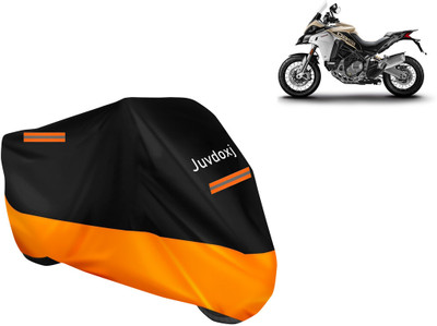 Juvdoxj Waterproof Two Wheeler Cover for Ducati(Multistrada 1260, Orange)