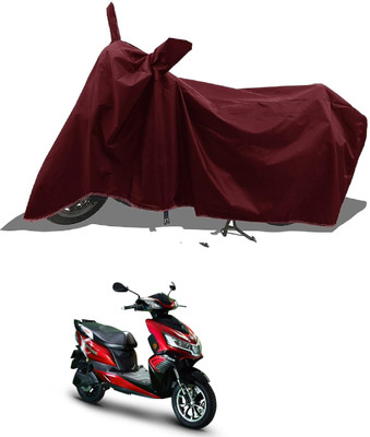 DeepShakshi AUTOMOTIVE Waterproof Two Wheeler Cover for Okinawa(i-Praise, Maroon)