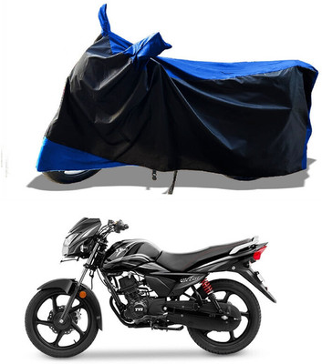 DeepShakshi AUTOMOTIVE Waterproof Two Wheeler Cover for TVS(Victor New, Blue)