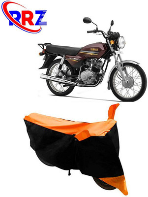 RRZ Waterproof Two Wheeler Cover for Yamaha(Crux, Black, Orange)