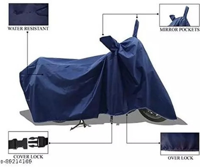 gurukul mart Waterproof Two Wheeler Cover for LML(650GT BS6, Blue)