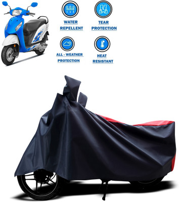 CODOKI Waterproof Two Wheeler Cover for Honda(Activa i, Red)