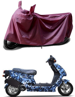 APNEK Waterproof Two Wheeler Cover for Hero(Electric AXLHE-20 BS6, Maroon)