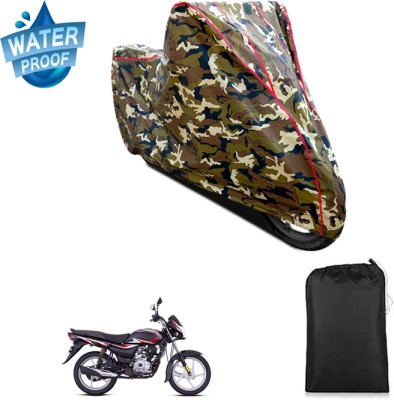 PAGORA Waterproof Two Wheeler Cover for Bajaj(Platina 100 DTS-i, Yellow)