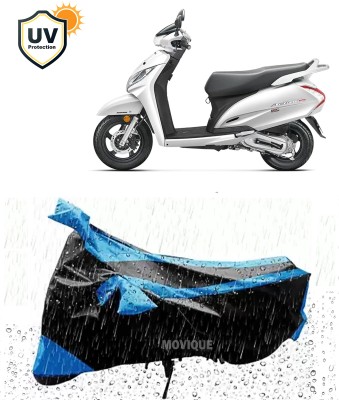 MOVIQUE Waterproof Two Wheeler Cover for Honda(Activa 125, Black)