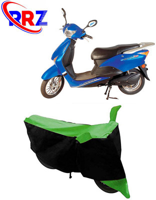 RRZ Waterproof Two Wheeler Cover for Avon(E Scoot, Black, Green)