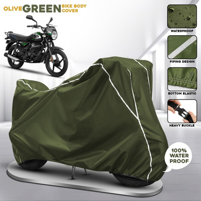 AUTOCAD Waterproof Two Wheeler Cover for Bajaj(CT 125X, Green)