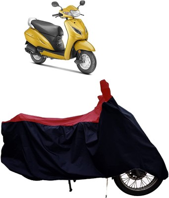 KEDIT Two Wheeler Cover for Honda(Activa 5G, Red, Black)