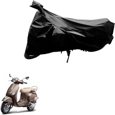 SK AUTO Waterproof Two Wheeler Cover for Piaggio(Vespa VXL, Black)