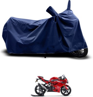 CODOKI Waterproof Two Wheeler Cover for TVS(Apache RR 310, Blue)