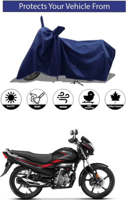 MMSSTAR Waterproof Two Wheeler Cover for Hero(Super Splendor, Blue)