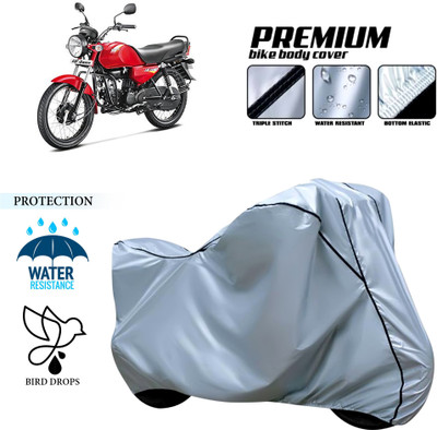 GOSHIV-car and bike accessories Waterproof Two Wheeler Cover for Hero(HF Dawn, Silver)