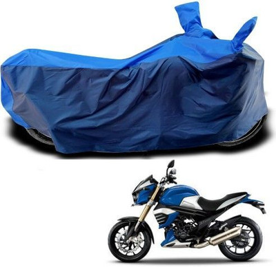 DeepShakshi AUTOMOTIVE Waterproof Two Wheeler Cover for Mahindra(MOJO XT 300, Blue)