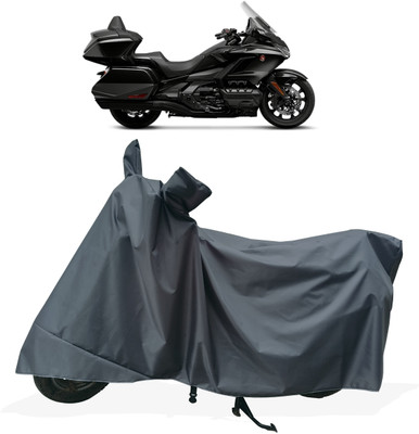 Tricway Two Wheeler Cover for Honda(Gold Wing, Grey)