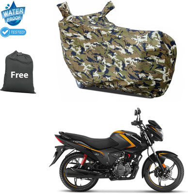 PAGORA Waterproof Two Wheeler Cover for Hero(Glamour FI, Yellow)