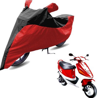 RiderShine Two Wheeler Cover for Kinetic(Zing, Red, Black)
