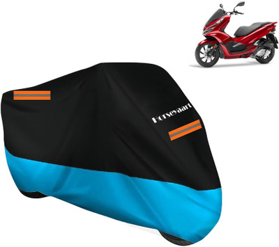 Horseyaart Waterproof Two Wheeler Cover for Honda(PCX 125 BS6, Blue)
