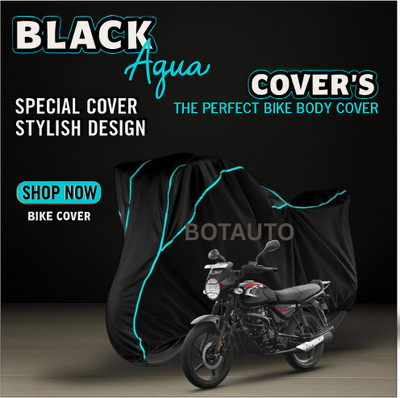 BOTAUTO Waterproof Two Wheeler Cover for Bajaj(CT 125X, Black)