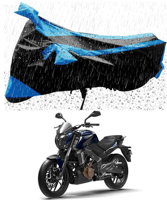 Mdstar Waterproof Two Wheeler Cover for Bajaj(Dominar 250, Blue, Black)