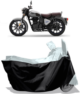 Amexride Two Wheeler Cover for Royal Enfield(Classic Gunmetal, Multicolor)
