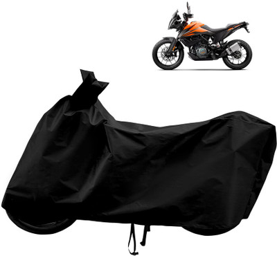 Horseyaart Waterproof Two Wheeler Cover for KTM(390 Adventure BS6, Black)