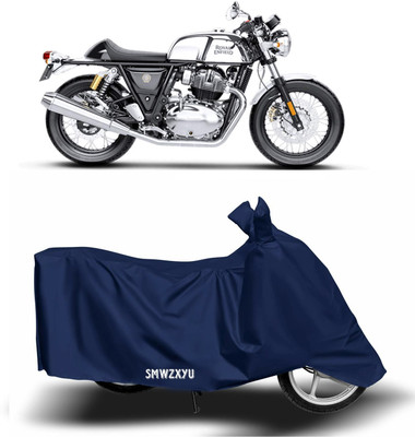 smwzxyu Waterproof Two Wheeler Cover for Royal Enfield(Bullet 350, Blue)